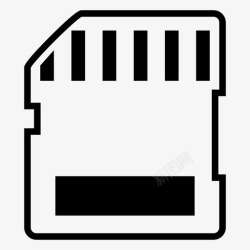 SD读卡器sd卡数据内存图标高清图片