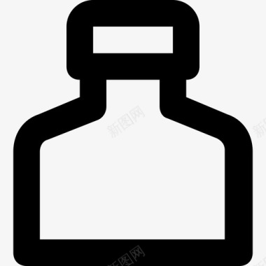 墨水罐墨水瓶墨水容器图标图标