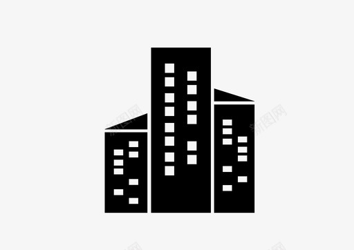 建筑与城市城市建筑图标图标