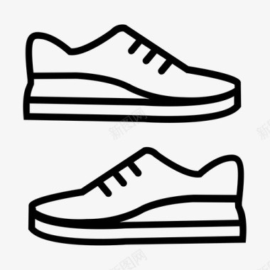 鞋子脚运动鞋图标图标