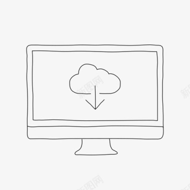 云桌面云服务器云服务器设备图标图标