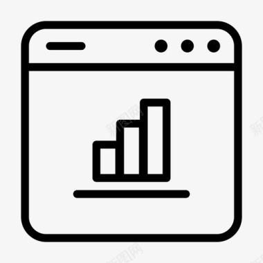 斯柯达标志分析条形图浏览器图标图标