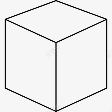 盒子纸盒立方体图标图标