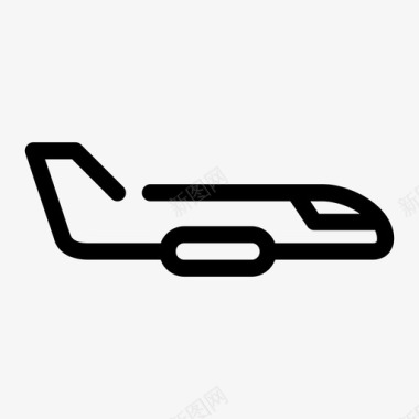 飞行客机空中客车飞机图标图标