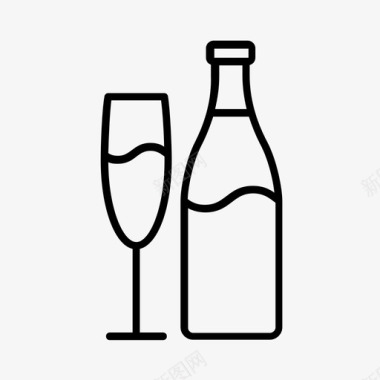 庆祝葡萄酒庆祝干杯图标图标