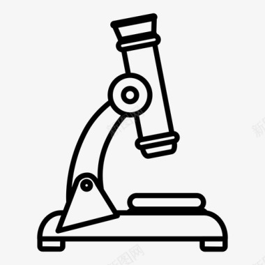 生物分子科学显微镜生物学医学图标图标