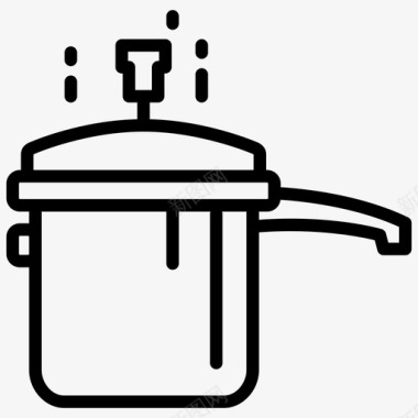 压力锅电器烹饪图标图标
