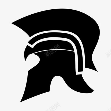 企业安全文化罗马头盔士兵战争图标图标