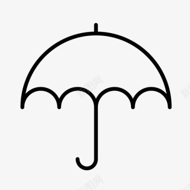 雨伞保护雨图标图标