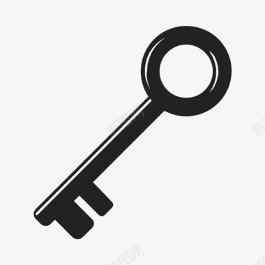 钥匙房门钥匙锁图标图标