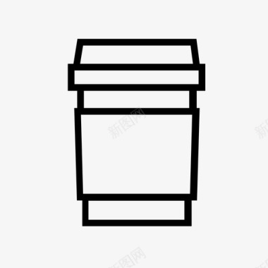 咖啡杯咖啡因热咖啡图标图标