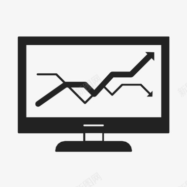 信息图表矢量计算机分析图表基金图标图标