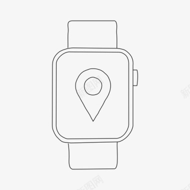 屏幕上的地图applewatch方向applewatch设备图标图标