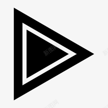 三角形箭头下一个图标图标