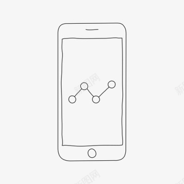 分析矢量图iphone分析设备图形图标图标