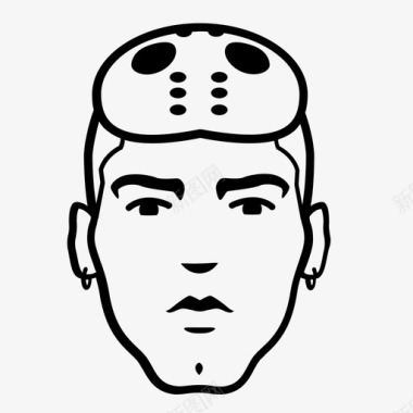 艾米纳姆嘻哈曲棍球面具图标图标