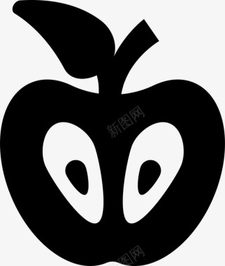 手绘苹果片苹果苹果果苹果片图标图标