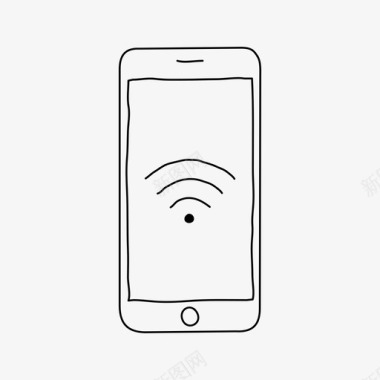 无线连接iphonewifi设备屏幕图标图标