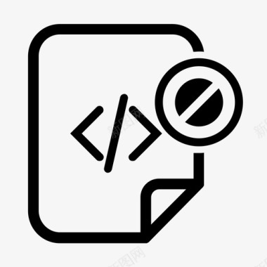 HTML代码代码停止取消文件图标图标