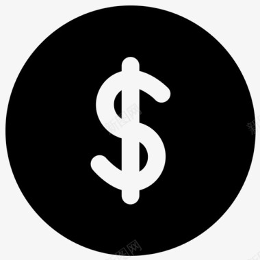 波普素货币美元货币电子货币图标图标