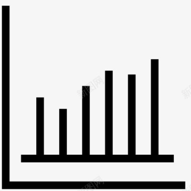 条形素材统计条形图财务图图标图标
