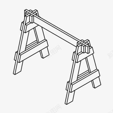 梅制品锯材建筑木工图标图标