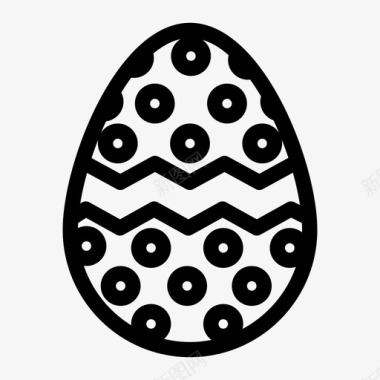 彩蛋复活节彩蛋彩蛋装饰图标图标