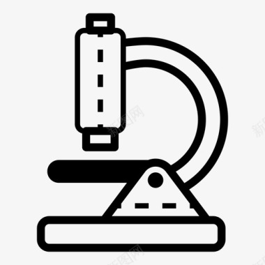 数码显微镜显微镜生物学教育图标图标