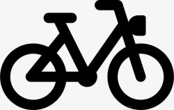 休闲生活方式自行车灯休闲图标高清图片