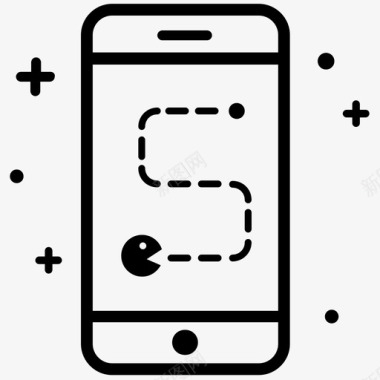 手机腾讯视频应用游戏应用程序pacman图标图标