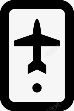 飞行模式通信功能图标图标