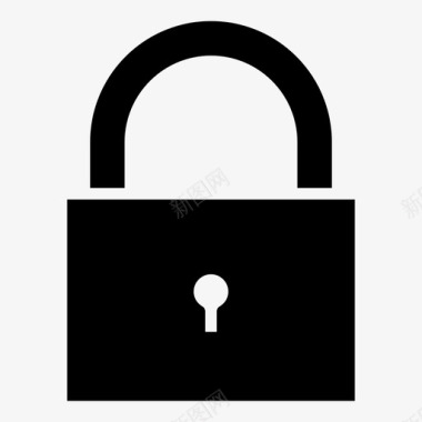 主体锁房子房子锁图标图标