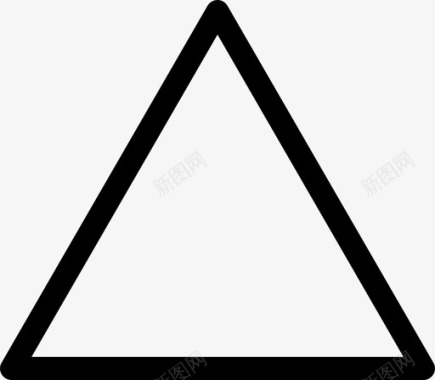 网站形状三角形线条图标图标