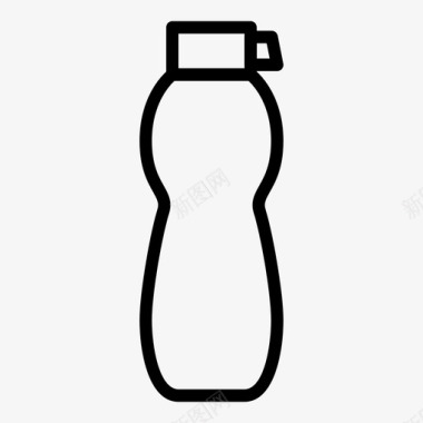 瓶子矿泉水瓶子生产线图标图标