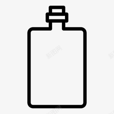 瓶子香水瓶子生产线图标图标