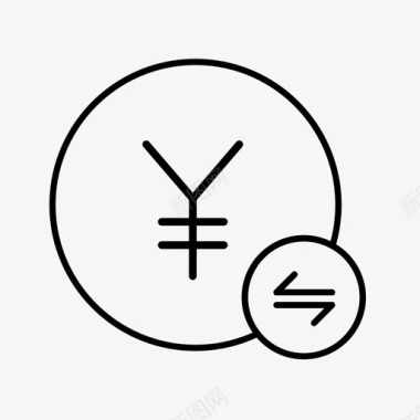 外汇日元转账货币外汇图标图标