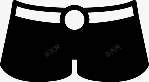 女装banner短裤衣服时尚图标图标
