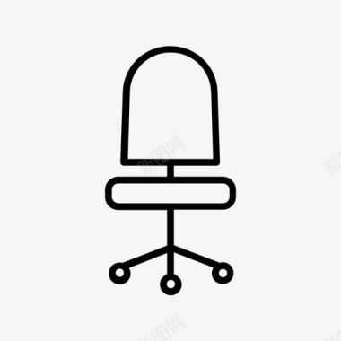 办公椅家具转椅图标图标
