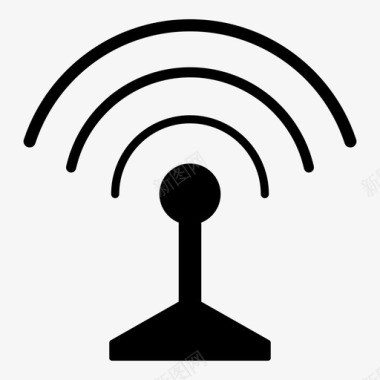 云端信号天线信号wifiwifi信号图标图标
