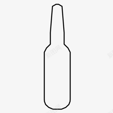 酒瓶啤酒瓶酒精饮用图标图标