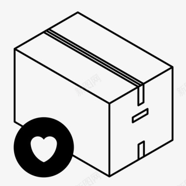 购物移动盒子添加到列表送货图标图标