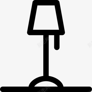 落地灯灯泡家具图标图标