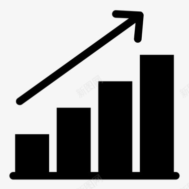 电视台报表条形图图表增加图标图标