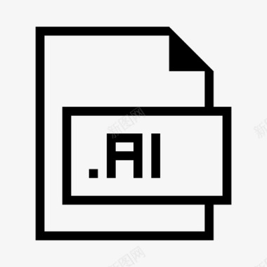 文件格式ai文件adobeillustrator扩展名图标图标