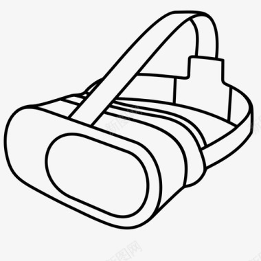 眼镜3d小人虚拟现实护目镜3d眼镜图标图标