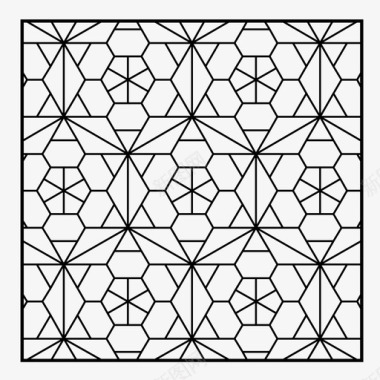 纹理素材图案阿拉伯瓷砖图标图标