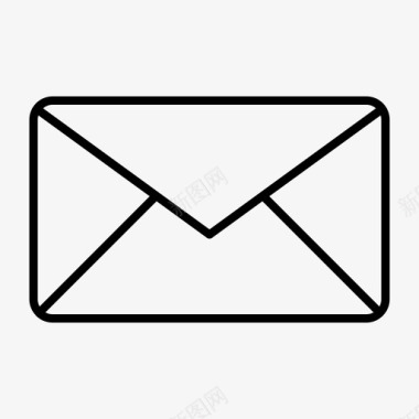封闭信封封闭式邮件信件图标图标