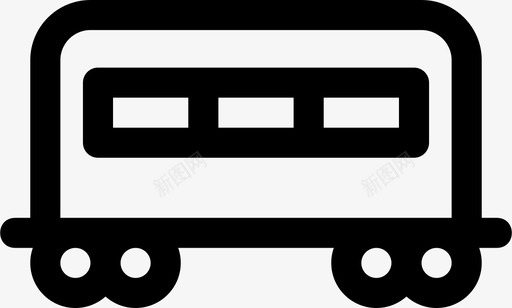 尾部车厢火车车厢旅客图标图标