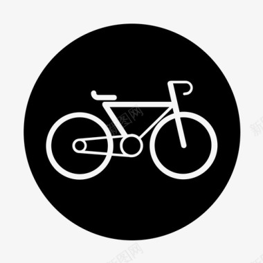 大小轮子自行车运动自行车自行车轮子图标图标