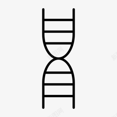 螺旋染色体基因分子图标图标